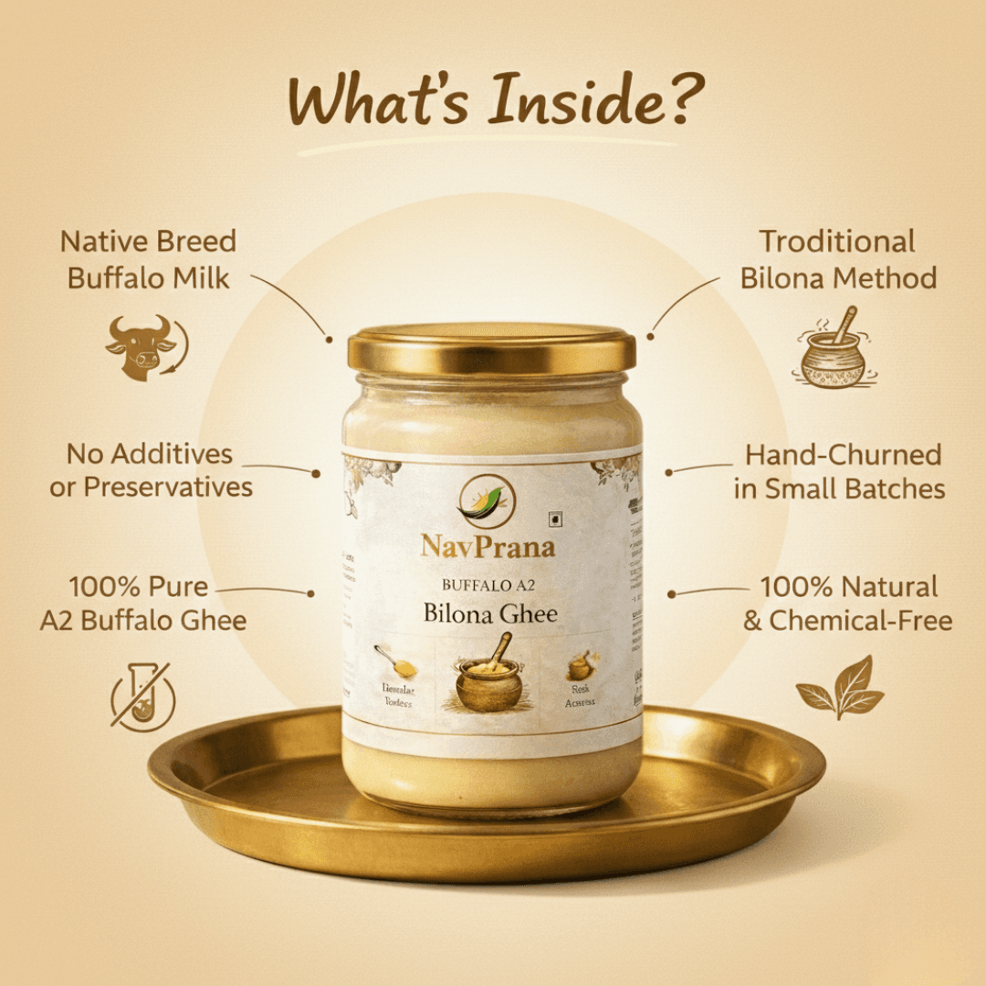Buffalo A2 Bilona Ghee (1 Ltr)