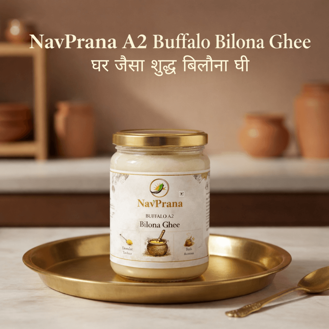 Buffalo A2 Bilona Ghee (500 ml)
