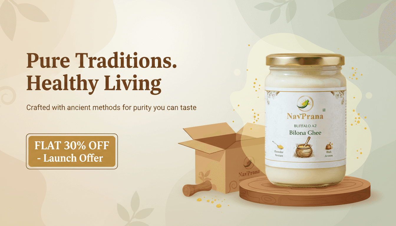 NavPrana Organics — Pure Desi Ghee